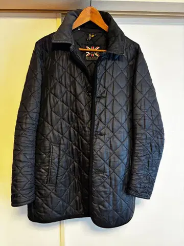 LAVENHAM 라벤햄 퀼팅 자켓 38 블랙