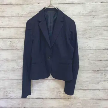 [유니클로] 스트레치 테일러드 자켓 (36) 1버튼 네이비