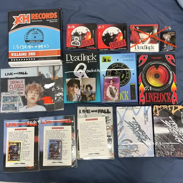 엑스디너리히어로즈 엑디즈 개봉 앨범 빌런즈 2기 키트