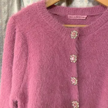 Maison de FLEUR Petite Robe 비쥬 단추 가디건