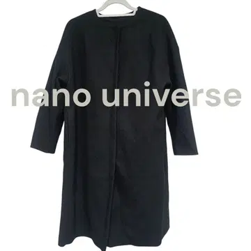 새상품급 나노 유니버스 노카라 코트 블랙 프리 사이즈