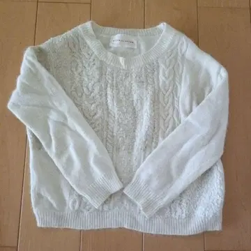 bulle de savon 케이블 니트 스웨터