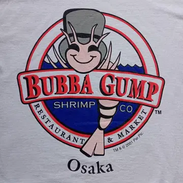 BUBBA GUMP 오사카 포레스트 검프 티셔츠