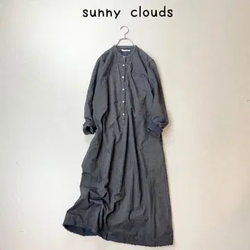 써니 클라우드 밴드 카라 원피스 펠리시모 루즈핏 LL