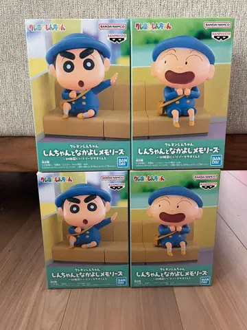 짱구는 못말려 메모리즈 피규어 4개 세트 신노스케 마사오 나카요시