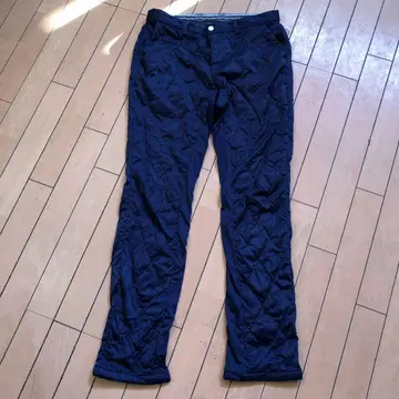 네이비 퀼팅 팬츠 남성 의류