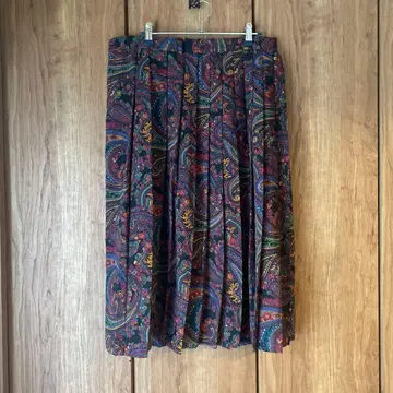 빈티지 페이즐리 무늬 스커트 42