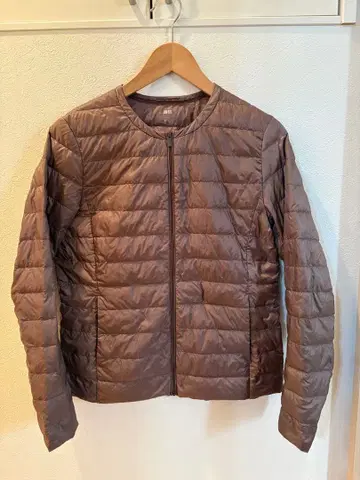 유니클로 울트라 라이트 다운 자켓 L 브라운