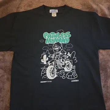 GERRY T셔츠 M 블랙 반팔 새상품