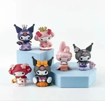 마이멜로디 쿠로미 피규어 6개 세트