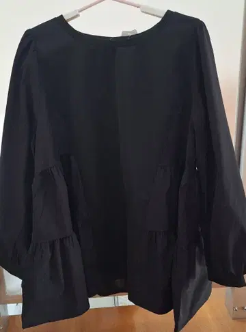 블랙 긴팔 티셔츠 4L