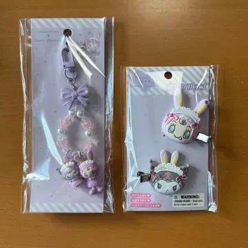 산리오 메조피아노 쿠로미 키링 앞머리 클립