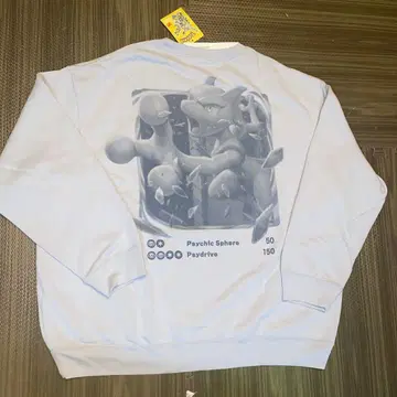 미사용 새상품 포켓몬 그래픽 T셔츠 뮤우 3XL