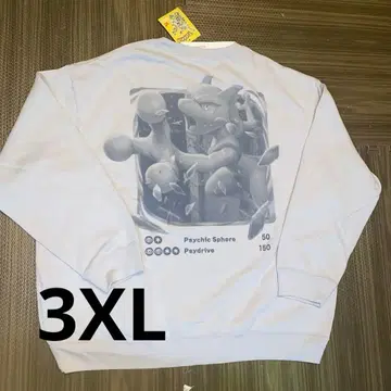 미사용 새상품 포켓몬 그래픽 T셔츠 뮤우 3XL