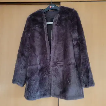 하프 코트 인조 모피
