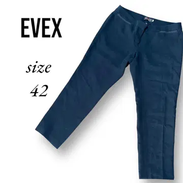 [ 하자품 ] EVEX 에베스 여성용 센터 프레스 슬랙스 팬츠