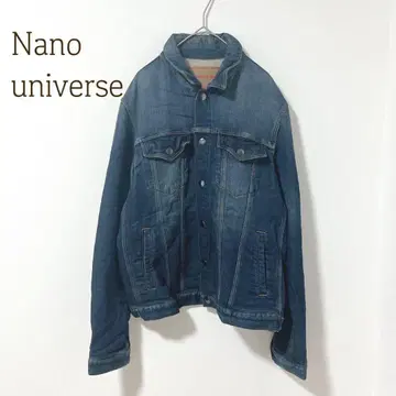 나노 유니버스 데님 자켓 겉옷 아메카지 캐주얼 무지