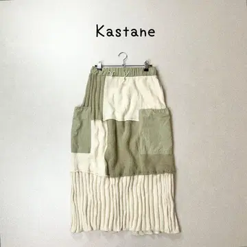 KBF 패치워크풍 패널 니트 스커트 어반 리서치