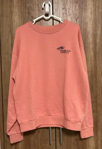 BE:FIRST 크루넥 맨투맨 핑크 L