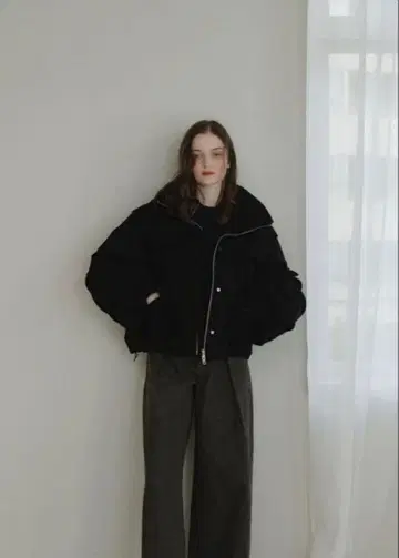 PINUE 피누에 보아 콤비 다운 BLACK