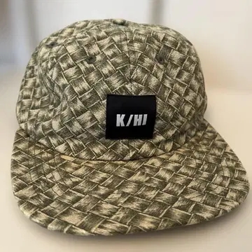 KICKS/HI 카키 디자인 캡