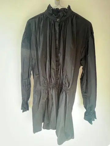 저널 스탠다드 리룸 스탠드 프릴 개더 블라우스