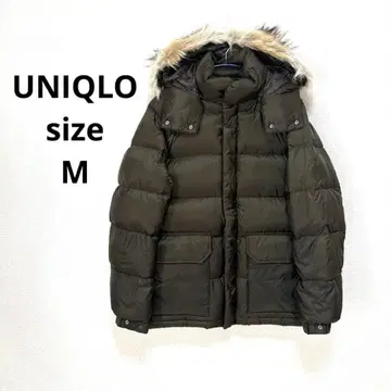 UNIQLO 울트라 웜 하이브리드 다운 자켓 M 카키
