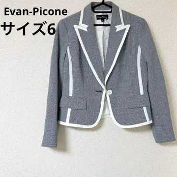 에반피콘 테일러드 자켓 사이즈 6 그레이 수트