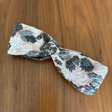 irodori 꽃무늬 트위스트 디자인 헤어 터번