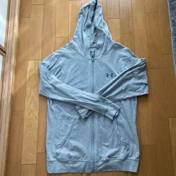 언더아머 그레이 집업 후디