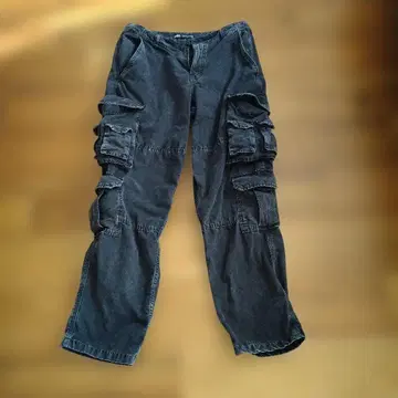 ZARA 다크 그레이 카고 팬츠 EUR 38