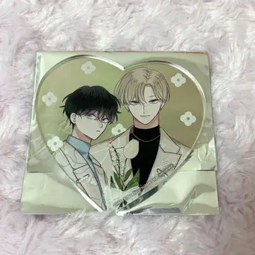 바닥 콜라보 카페 아크릴 코스터 치구하구 나 키스 하구 키스