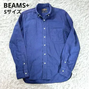 BEAMS+ 옥스퍼드 셔츠 버튼 다운 S 네이비