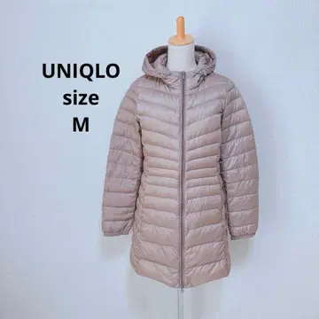 유니클로 울트라 라이트 다운 더블 지퍼 롱 다운 M