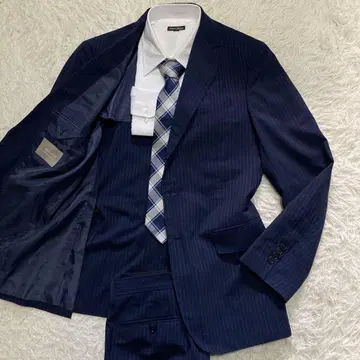 유나이티드 애로우즈 셋업 수트 M 네이비 비즈니스