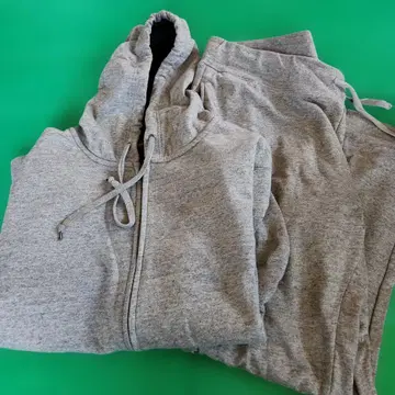 CLOSSHI PREMIUM 그레이 맨투맨 상하의 세트 5L