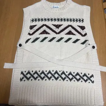 RNANinc PRODUCT 아이보리 니트 베스트