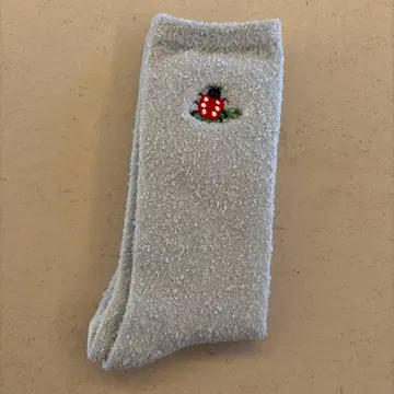 페이러 오리와 무당벌레 자수 삭스