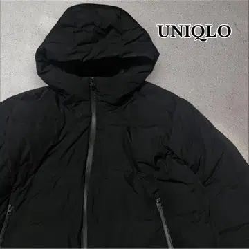 UNIQLO 심리스 다운 블랙 고기능 방수 지퍼 XL