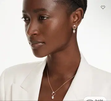 SWAROVSKI(스와로브스키) Mesmera 세트 귀걸이 목걸이