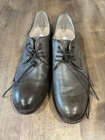 Clarks 브라운 가죽 신발 상자 없음