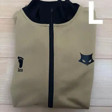 하이큐!! MSBY 로고 베이지 L 사이즈 무스비 저지