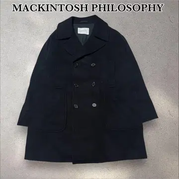 새상품급 MACKINTOSH PHILOSOPHY PEA COAT 네이비