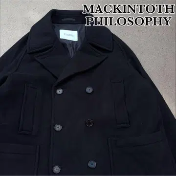 새상품급 MACKINTOSH PHILOSOPHY PEA COAT 네이비