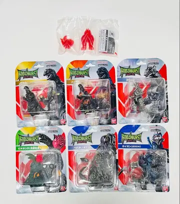 고지 버스트 6종 & 버닝 고질라