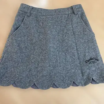 Kiss on the green 그레이스 스커트 울 소재