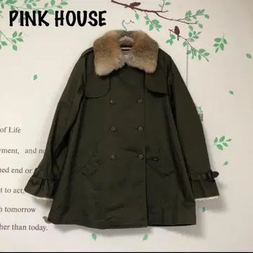 869 핑크하우스 코트 카키