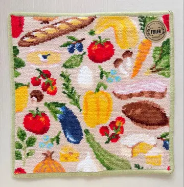 FEILER 그랑 마르쉐 채소와 과일 손수건