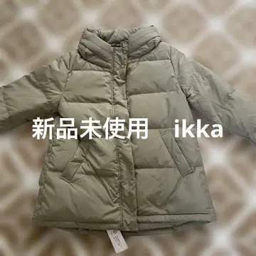 미사용 새상품! ikka 후드 부착 그레이 다운 자켓 M