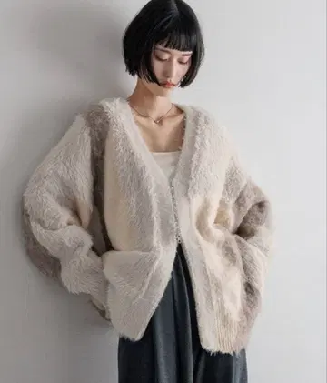 포근포근 패치워크 가디건